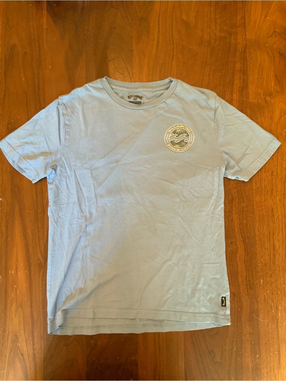 Billabong Boys Light Blue Short Sleeve Logo Tee